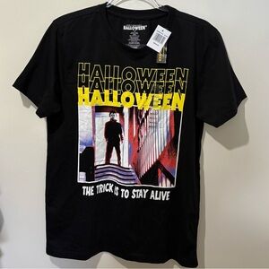 Halloween | NWT Halloween Michael Myers Black Graphic Tee Shirt Unisex Medium